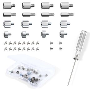 NVMe M.2 SSD Standoff and Mounting Screws Kit for Asus ASRock Gigabyte MSI Motherboards, for Laptop PC Repair & DIY, 36pcs
