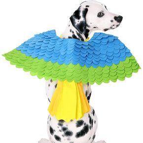 SEIS Halloween Dog Bird Costume Pet Clothes Puppy Clothes Funny Pet Apparel Dog Smelling Pad for Small Medium Dog Cat Boy Girl (L (Chest 56-84cm/22-33"))