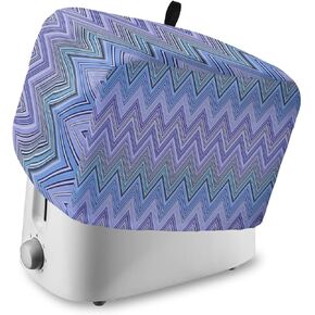 Toaster Dust Cover with Pockets, Country Star Berry Black Buffalo Plaid Soft Washable 4 Slice Toaster Cover, Dust-proof Cover for Small Appliance Cover and Fingerprint Protection