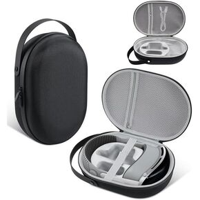 Hard Carrying Case for Vision Pro, Suitable for Travel and Home Storage, Portable Protection Accessories for Vision Pro,Waterproof Shockproof Portable Bag (PU Case)