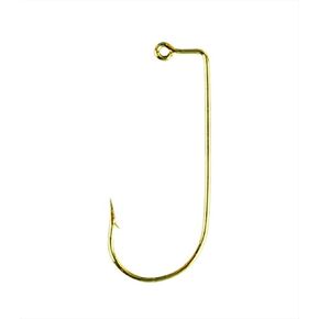 Eagle Claw 575-1/0 Aberdeen 90 Degree Jig, Gold Finish