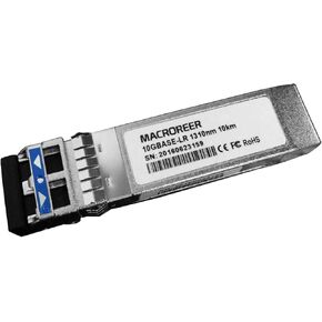 10GBase -LR|SFP+Transceiver|SFP to RJ45|SFP+ LC Transceiver|10G 1310nm SMF,up to 10km|Compatible with Brocade,SFP-10G-LR, Meraki MA-SFP-10GB-LR, Ubiquiti UniFi UF-SM-10G Supermicro and More