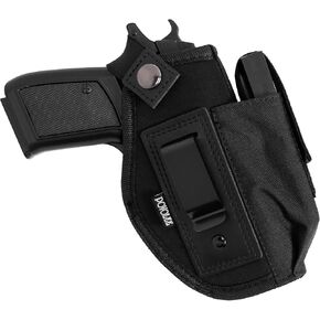 Concealed Carry Gun Holster Universal 9mm Holster for Men Women IWB Pistol Holder W/Mag Pouch Fits Glock 17 19 43 S&W M&P Sig P320 P229 ec9s