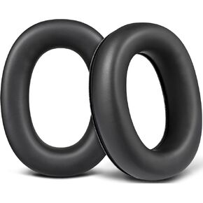 SOULWIT PU Earpads Cushions for 3M WorkTunes(90541, 90542, 90543, 90544)/Peltor Sport(Tactical TAC 100/300/500, 90565, 90566, 97040, 97041, 97042)/ZOHAN(EM033/037/042)/PROHEAR(032/033/037) - Black
