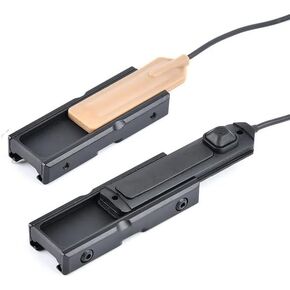 PEQ15 Laser Wire Control Pressure Pad Switch Mount CD Light Control System for Streamlight ProTac Flashlight Switch, Fit 20mm Picatinny Rail