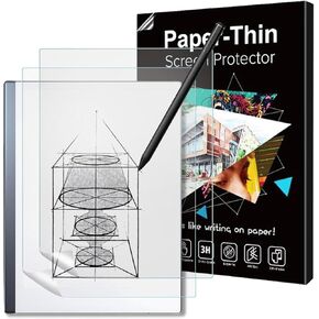 TiMOVO 2 Pack Matte PET Film Screen Protector Compatible with Remarkable 2 Tablet, Paper Screen Protector Fit for Remarkable 2 10.3-inch Paper Tablet, Write and Draw Like on Paper, Anti-Scratch
