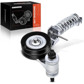 A-Premium Belt Tensioner Assembly with Pulley Compatible with Chevrolet Cruze 2011-2016, Sonic 2012-2019, Trax 2013-2020, Cruze Limited & Buick Encore, Replace# 55565236, 55352021