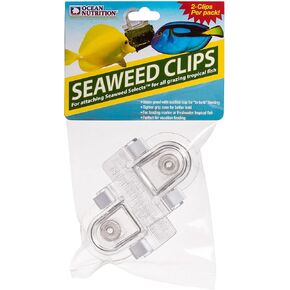 Ocean Nutrition Fish Feeder Seaweed Clips for Saltwater Fish - Aquarium Suction Cups, Holds Food Intact, Prolongs Feeding Process, Pack of 36 for Tangs, Rabbitfish, Marine Angelfish, Wrasses, Damsels