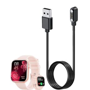 Smart Watch Charger for Hwagol G28 2Ft/60cm 2 Pin USB Portable Magnetic Charging Cable Cord for Hwagol G28 Smart Watch