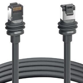 كابل Starlink 150FT لـ Starlink Gen 3، كابل بديل Starlink Gen3 V3 مجموعة قياسية تمديد كابل إيثرنت مقاوم للماء رمادي (150FT)