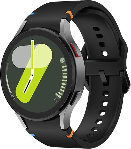 Sport Watch Bands Compatible with Samsung Galaxy Watch 7 FE 6 5 4 Band 40mm 44mm/Galaxy Watch 6 Classic Bands 43mm 47mm/Watch 4 Classic 46mm 42mm/Watch 5 Pro Band 45mm,No Gap Silicone Strap Men Women in Kuwait