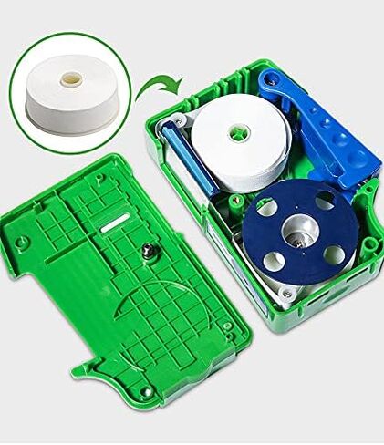 KOMSHINE Fiber Optic Connector Cassette Cleaner, Fiber Optic Clean Supports 1.25mm/2.5mm,SC,FC,ST,MU,LC Male Connectors, Cleans Over 500 Times+Cleaning Replacement Core Refill (KCC-550 Cleaner) in Kuwait