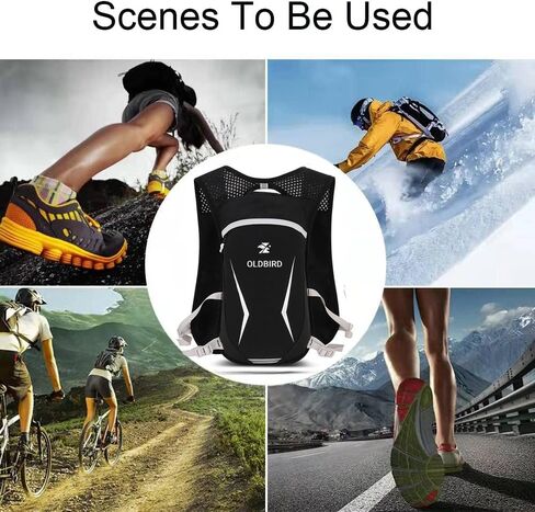 Lightweight Hydration Vest With 1.5L Water Bladder - Breathable Backpack for Running, Cycling, Hiking, Marathon - Men Women (0001 Purple) in Saudi Arabia