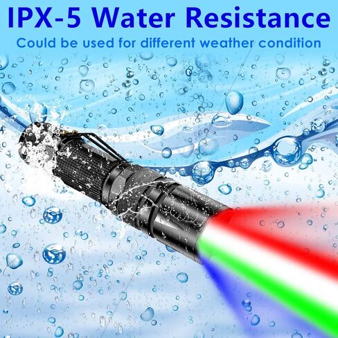 4 ألوان في 1 11 بوصة عصا مرور إشارة LED، مصباح يدوي تكتيكي LED، مصباح يدوي أحمر أخضر أزرق أبيض، تركيز قابل للتعديل (عبوتان 4 ألوان عصا مرور) in Kuwait