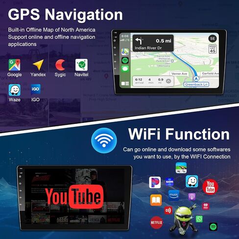 راديو ستيريو للسيارة Android لسيارة Dodge Ram 1500 2500 3500 2013-2018 مع Carplay اللاسلكي Android Auto، 8 Core 9 بوصة تعمل باللمس مع كاميرا احتياطية Bluetooth/WiFi/DPS/EQ (2+32G) in Saudi Arabia