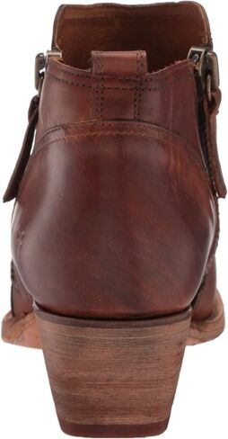 Frye Sacha Moto Short Booties for Women Featuring Dual Side-Zipper Closure with Goodyear Welt Construction, Leather Liner, and Leather Outsole – 1 ¾" Shaft Height in Saudi Arabia