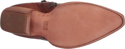 Frye Sacha Moto Short Booties for Women Featuring Dual Side-Zipper Closure with Goodyear Welt Construction, Leather Liner, and Leather Outsole – 1 ¾" Shaft Height in Saudi Arabia