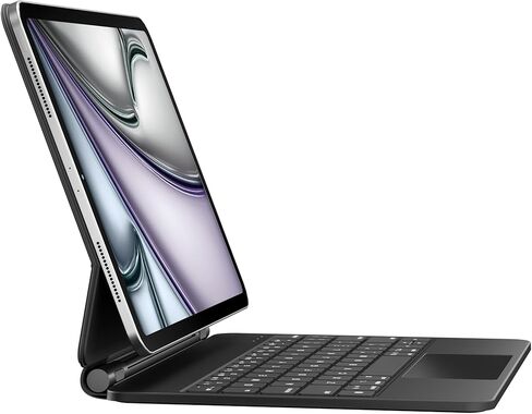 حافظة لوحة المفاتيح السحرية اللاسلكية لجهاز ابل ايباد الجيل العاشر 2022 10.9 بوصة A2696 A2777 A2757: لوحة تتبع ذكية متعددة اللمس، إضاءة خلفية RGB، أسود in Kuwait