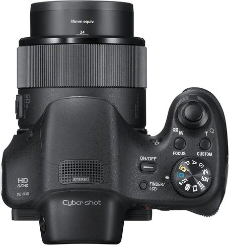 كاميرا رقمية Sony Cyber-Shot DSC-HX300/BC بدقة 20.4 ميجابكسل مع تكبير بصري 50x وشاشة LCD Xtra Fine مقاس 3 بوصات (أسود) (متجددة) in Saudi Arabia