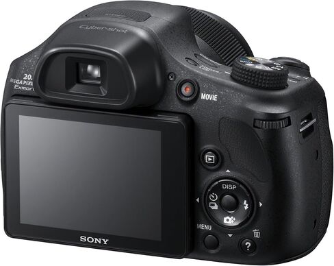 كاميرا رقمية Sony Cyber-Shot DSC-HX300/BC بدقة 20.4 ميجابكسل مع تكبير بصري 50x وشاشة LCD Xtra Fine مقاس 3 بوصات (أسود) (متجددة) in Saudi Arabia