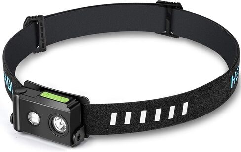 365 Lumens Lightweight LED Headlamp - White Red 2 Light Head Lamp for Adults and Kids - Hiking & Camping Gear Essentials-H11 in Saudi Arabia