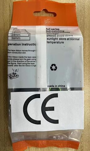 10x Label Tape Compatible with Brother TZe-231 Tze 12 mm 0.47 Laminated White Tze Label Tape for P-Touch PT-H100R PT-H105 PT-H100LB PT320 in Saudi Arabia