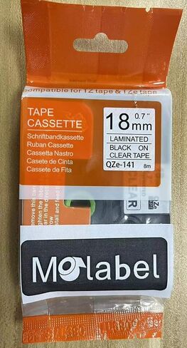 10x Label Tape Compatible with Brother TZe-231 Tze 12 mm 0.47 Laminated White Tze Label Tape for P-Touch PT-H100R PT-H105 PT-H100LB PT320 in Saudi Arabia