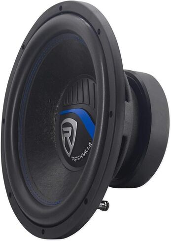 Rockville K5 W12K5S4 12 بوصة 1400 وات 4 أوم مضخم صوت للسيارة 350 وات RMS CEA مُصنف!، أسود in Kuwait