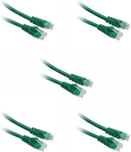 Cat6 20 حزمة كابل إيثرنت مقولب للتمهيد 6 بوصة، أخضر CNE571942 in Saudi Arabia