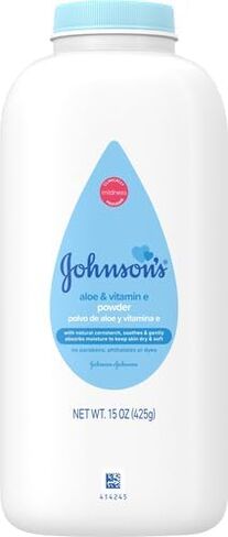 Johnson's Baby Powder for Delicate Skin, Hypoallergenic and Free of Parabens, Phthalates, and Dyes for Baby Skin Care, 1.5 oz in Saudi Arabia