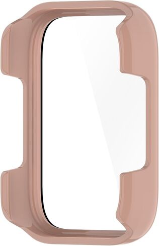 E ECSEM Hard PC Case with Tempered Glass Screen Protector intended for SKG V9, Ultra-Thin Scratch Resistant Cover for SKG V9 Smartwatch Accessories in Saudi Arabia