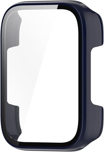E ECSEM Hard PC Case with Tempered Glass Screen Protector intended for SKG V9, Ultra-Thin Scratch Resistant Cover for SKG V9 Smartwatch Accessories in Saudi Arabia