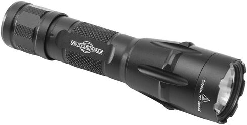 Sure Fire Fury DFT 1500 Lumen كشاف LED تكتيكي أحادي الإخراج حزمة سوداء مع 4 بطاريات 123A إضافية وحالة بطارية Lightjunction in Kuwait