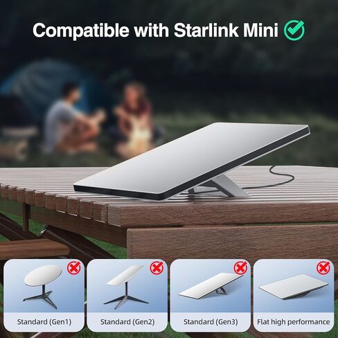 Starlink Mini DC Power Cable, Starlink Cable for Starlink Mini 6.6FT/2M, Starlink Mini DC to DC Power Charging Cable Extension Replacement Cable Cord Waterproof Outdoor in Kuwait