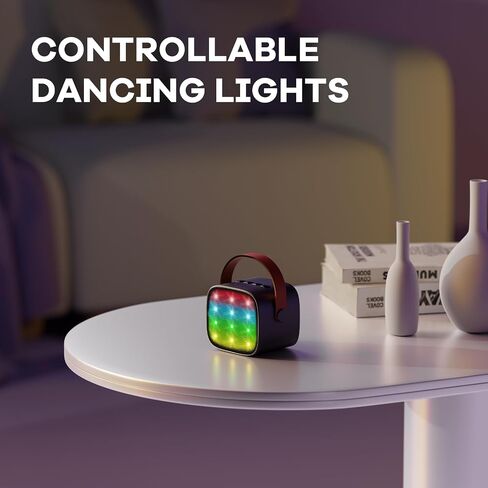 Kids Karaoke Machine, Portable Bluetooth Speaker with Wireless Microphone, Christmas Kids Toys Gifts for Girls 4, 5, 6, 7, 8, 9, 10 +Year Old in Saudi Arabia