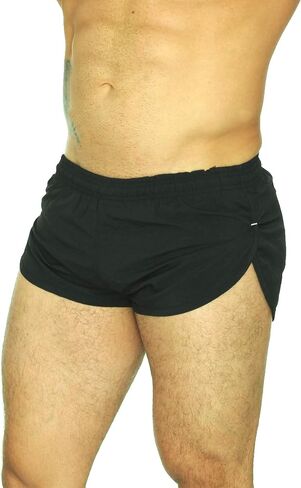 UZZI Men's American Flag and Nylon Swimwear Running Shorts in Kuwait