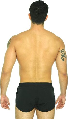 UZZI Men's American Flag and Nylon Swimwear Running Shorts in Kuwait