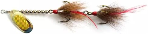 SEASKY 44g Bucktail Spinnerbait Double Treble Hooks French Blade Stainless Steel Shaft Beads Freshwater Kokanee Pike Striped Bass Lure Musky in-Line Spinners in Saudi Arabia