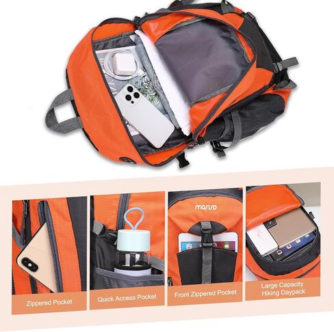 MOSISO Hiking Backpack,40L Waterproof Lightweight Backpack for Hiking Camping Outdoor Sports,Travel Hiking Daypack Men Women in Saudi Arabia