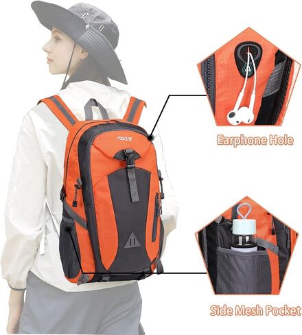 MOSISO Hiking Backpack,40L Waterproof Lightweight Backpack for Hiking Camping Outdoor Sports,Travel Hiking Daypack Men Women in Saudi Arabia