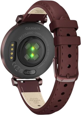 Garmin 010-02839-00 Lily 2 Smartwatch Gold مع حزمة سوار سيليكون جوز الهند مع حزمة حماية معززة لمدة عامين CPS in Kuwait