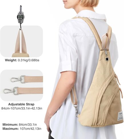Sling Bag Crossbody Daypack for Men & Women Shoulder Bag for Hiking, Travelling, outdoors, Sports, Cycling, Casual in Saudi Arabia