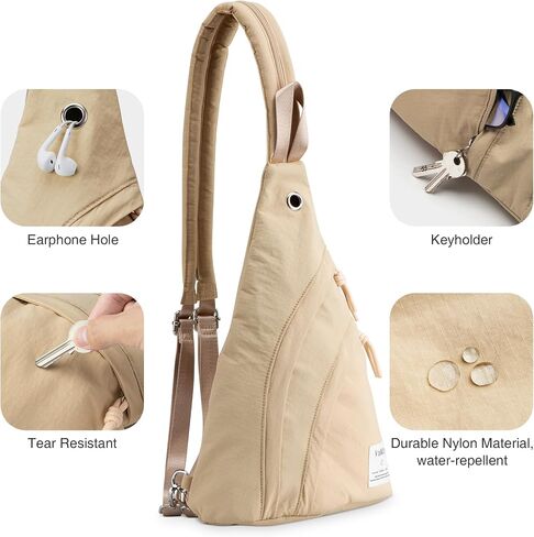 Sling Bag Crossbody Daypack for Men & Women Shoulder Bag for Hiking, Travelling, outdoors, Sports, Cycling, Casual in Saudi Arabia