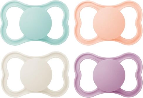 MAM Air Pacifiers (2 pack), MAM Sensitive Skin Pacifier 6+ Months, Best Pacifier for Breastfed Babies, Baby Boy Pacifiers, 6-16 (Pack of 2) in Saudi Arabia