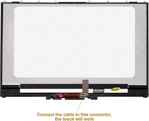 استبدال LCDOLED 15.6 بوصة FHD IPS N156HCE-EN1 شاشة LCD تعمل باللمس إطار مجموعة محول رقمي مع لوحة تحكم لجهاز Lenovo Yoga 720 720-15 720-15IKB 80X7 80X7001TUS (دقة 1920x1080) in Saudi Arabia