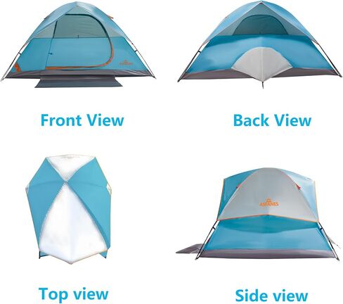 2-12 Person Tents for Camping Waterproof, Backpack Double Layer Camping Tents, Perfect Picnics, Fishing and Backyard Camping in Saudi Arabia