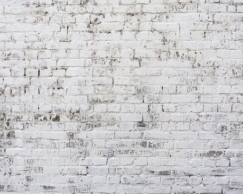 SJOLOON Retro Brick Wall Backdrop White Nostalgia Photo Backdrop for Birthday Party Decoration Photography Studio Props 12690 (7x5FT) in Kuwait