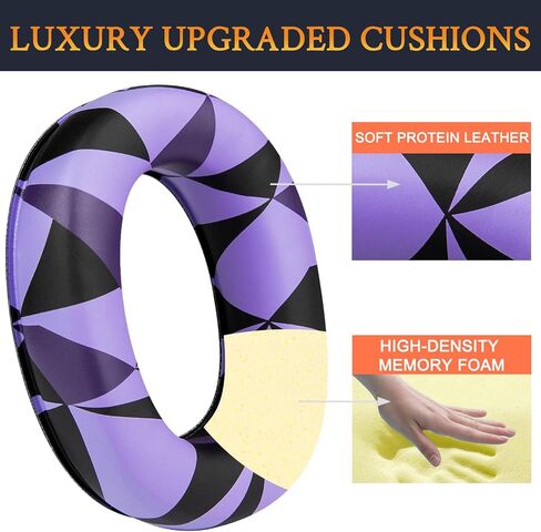 SOULWIT PU Earpads Cushions for 3M WorkTunes(90541, 90542, 90543, 90544)/Peltor Sport(Tactical TAC 100/300/500, 90565, 90566, 97040, 97041, 97042)/ZOHAN(EM033/037/042)/PROHEAR(032/033/037) - Black in Saudi Arabia