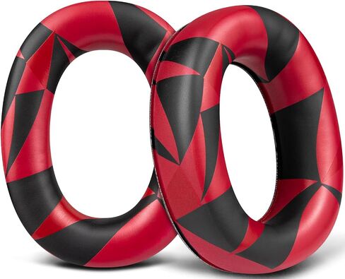 SOULWIT PU Earpads Cushions for 3M WorkTunes(90541, 90542, 90543, 90544)/Peltor Sport(Tactical TAC 100/300/500, 90565, 90566, 97040, 97041, 97042)/ZOHAN(EM033/037/042)/PROHEAR(032/033/037) - Black in Saudi Arabia