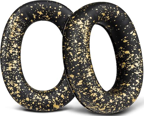 SOULWIT PU Earpads Cushions for 3M WorkTunes(90541, 90542, 90543, 90544)/Peltor Sport(Tactical TAC 100/300/500, 90565, 90566, 97040, 97041, 97042)/ZOHAN(EM033/037/042)/PROHEAR(032/033/037) - Black in Saudi Arabia